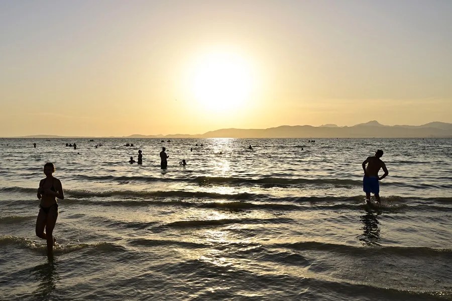 El mar balear está batiendo récords sin precedentes de temperatura máxima este agosto.