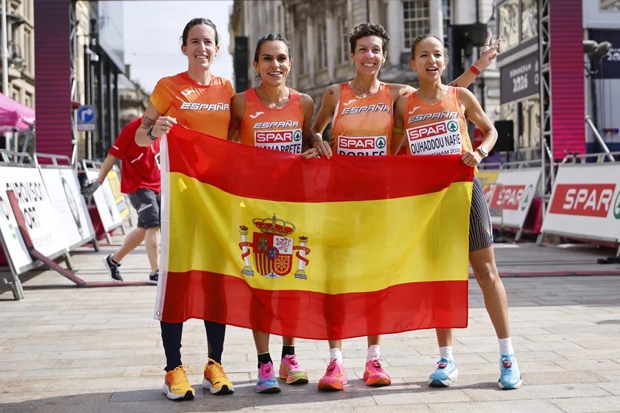 medalla España maratón femenino