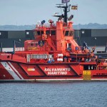 Vista de la embarcación de Salvamento Martítimo en Formentera