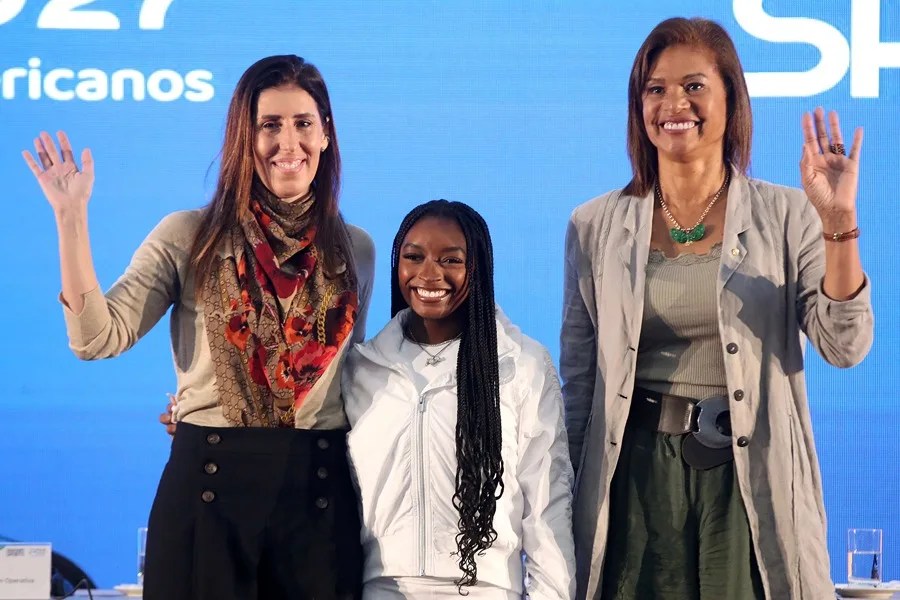 Simone Biles anima a deportistas de Panamericanos a divertirse para lograr el éxito
