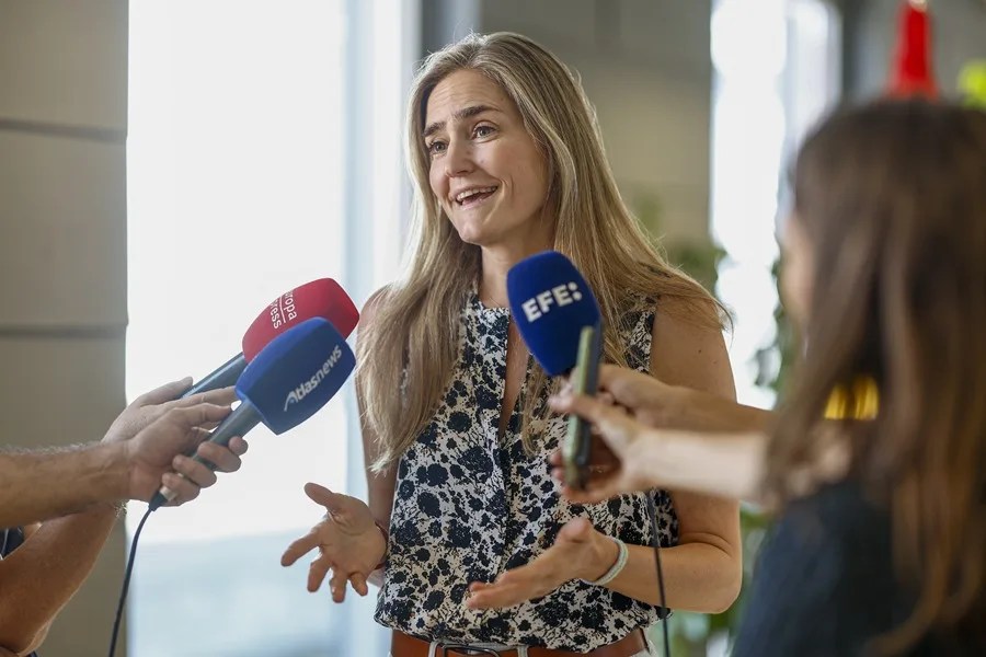 La vicepresidenta del Gobierno y ministra para la Transición Ecológica y el Reto Demográfico, Sara Aagesen.