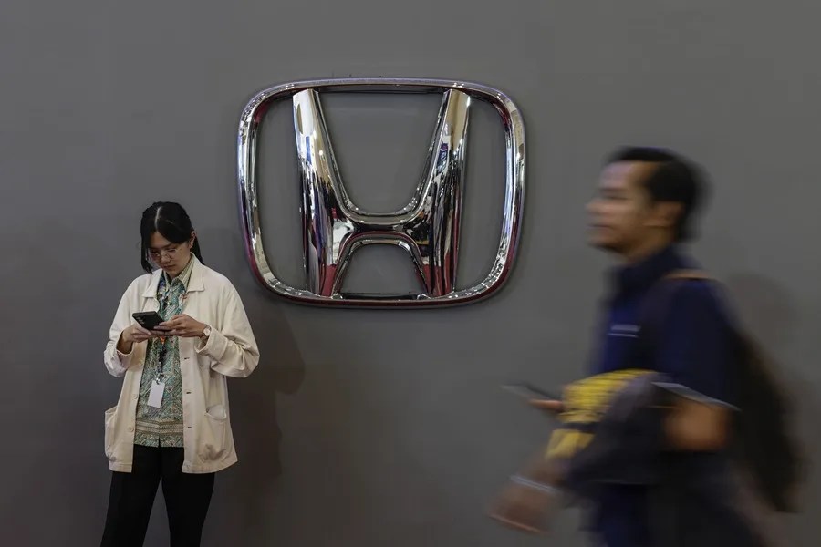 Un concesionario de la marca Honda en Indonesia
