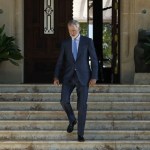 El rey Felipe VI en el Palacio de Marivent en Palma de Mallorca