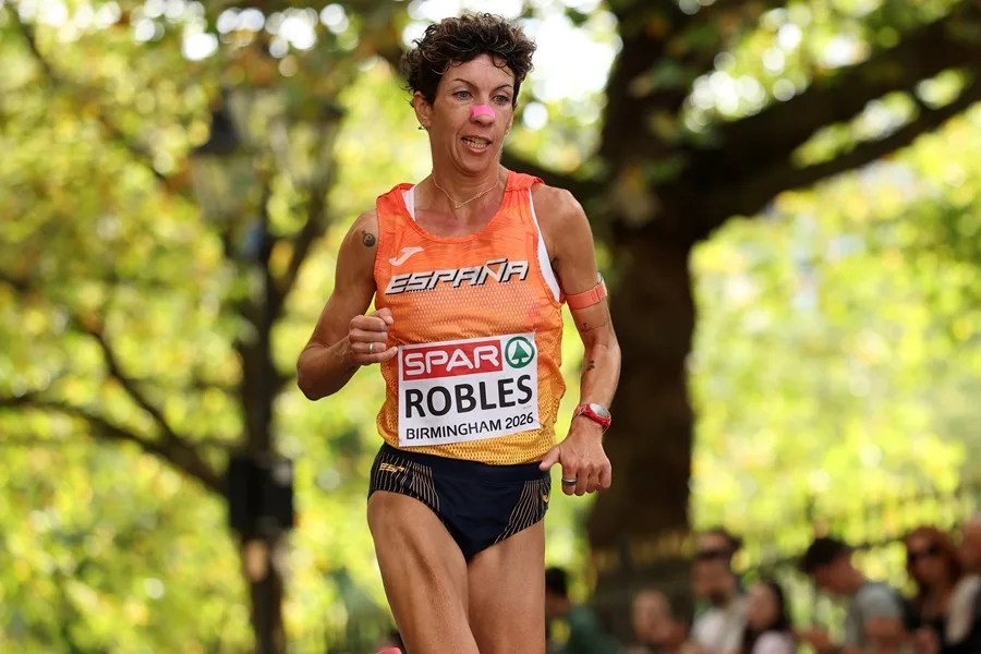 Carolina Robles maratón Europeos