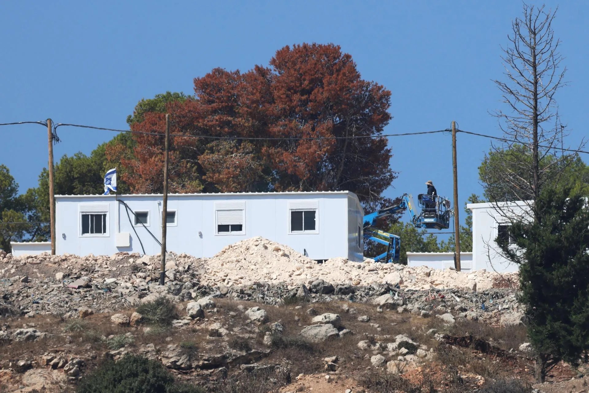 JENIN (---), 20/08/2026.- A view of the former Israeli settlement of Kadim near the West Bank city of Jenin, 20 August 2026. EFE/EPA/ALAA BADARNEH