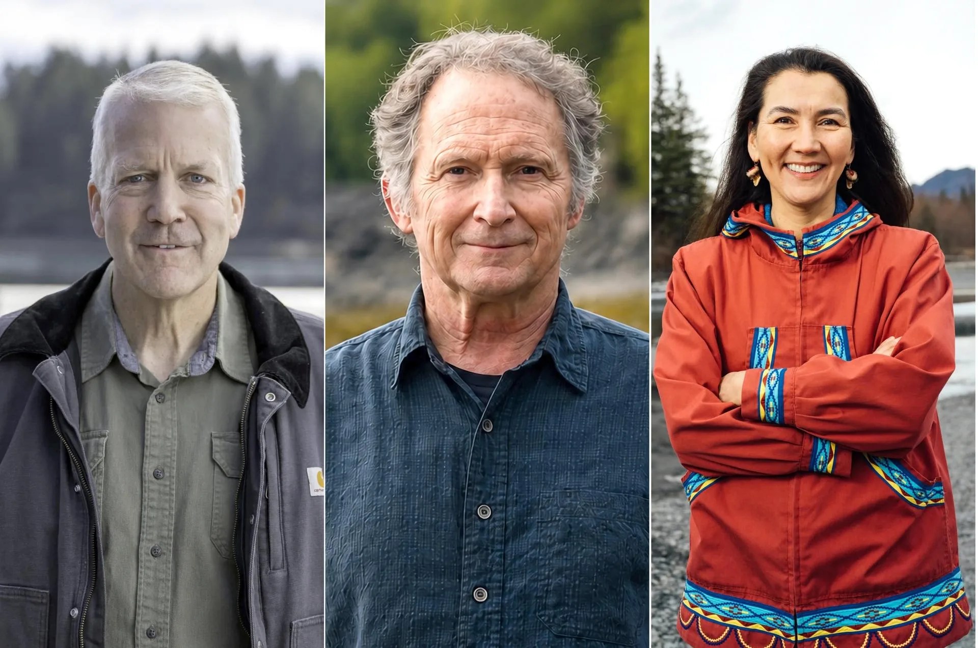 USA2856. JUNEAU (UNITED STATES), August 18, 2026.- A composition of three campaign photos provided, featuring the candidates for the US Senate from the state of Alaska: Republican Senator Dan S. Sullivan (left); retired elementary school teacher Dan J. Sullivan; and former Democratic Congresswoman Mary Peltola. EFE/ Alaska Election Campaigns /EDITORIAL USE ONLY/ NO SALES/ AVAILABLE ONLY TO ILLUSTRATE THE ACCOMPANYING NEWS STORY (CREDIT REQUIRED)
