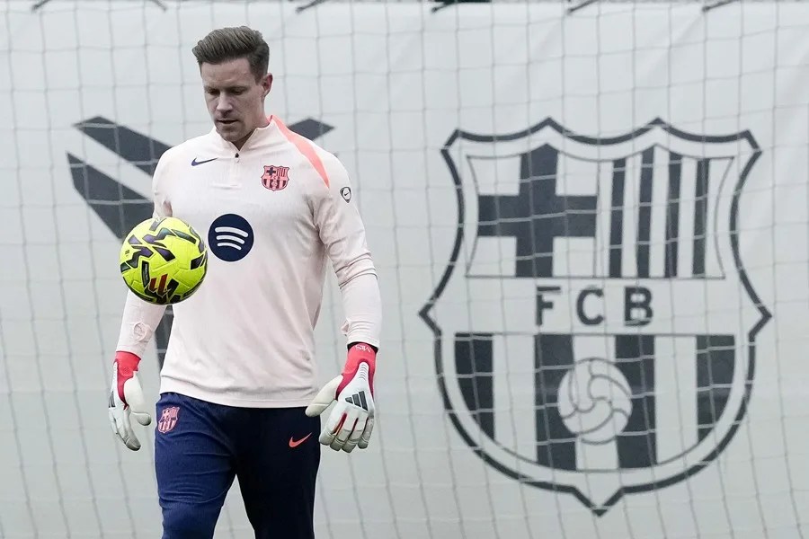 El portero Marc Andre Ter Stegen