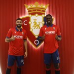 Imagen de los nuevos fichajes de Osasuna Romain Del Castillo y Rockson Yeboah