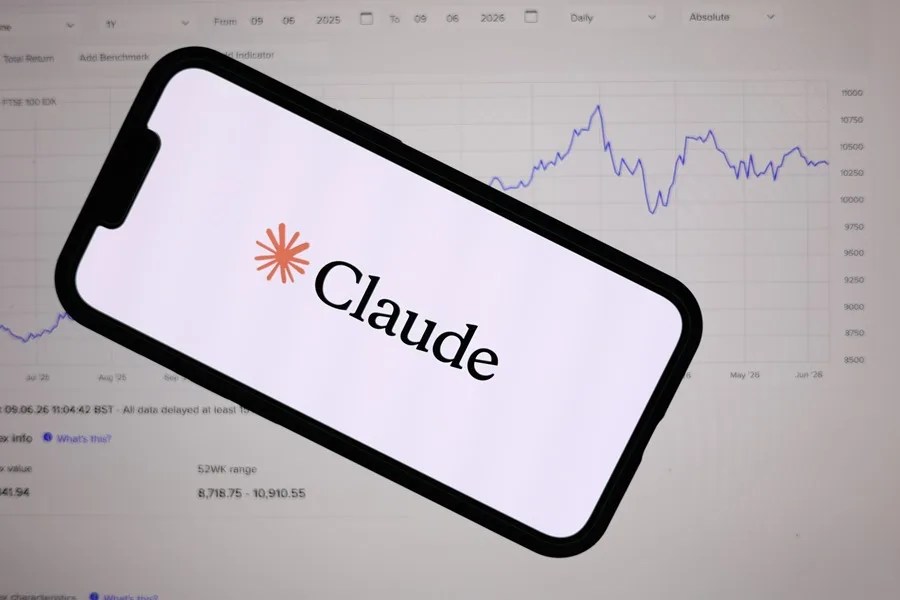 El logotipo de Anthropic Claude