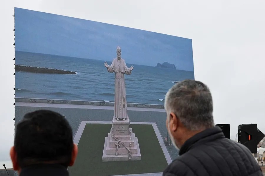 El papa León XIV tendrá en Perú una estatua de 14 metros de altura, la más grande en su honor