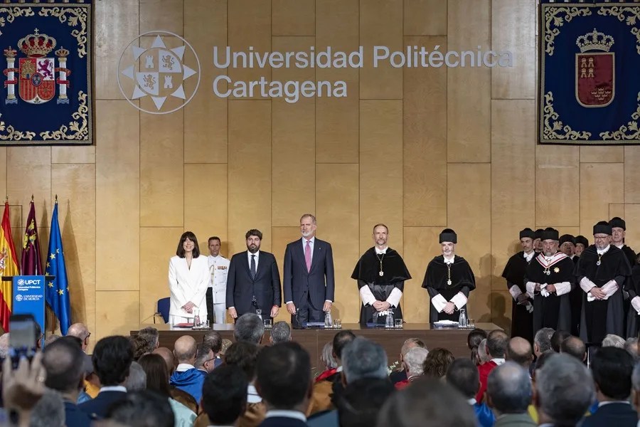 Felipe VI inaugura el curso 2026-2027 de las universidades españolas en la Politécnica de Cartagena