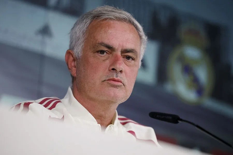 El entrenador del Real Madrid, José Mourinho.