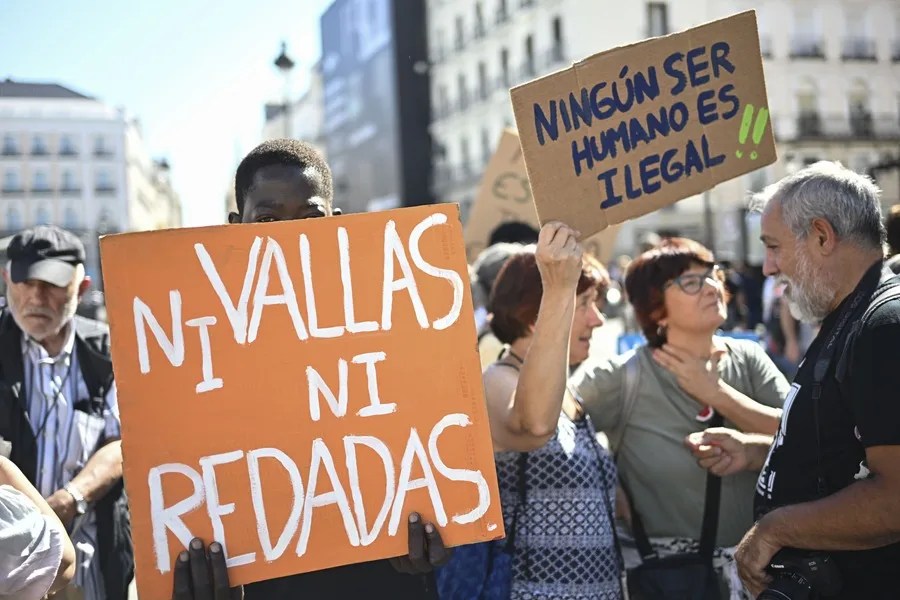 Colectivos antirracistas de Madrid.
