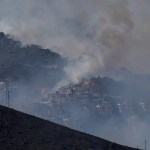 Evolución del incendio declarado el domingo en Benhavís, Malaga