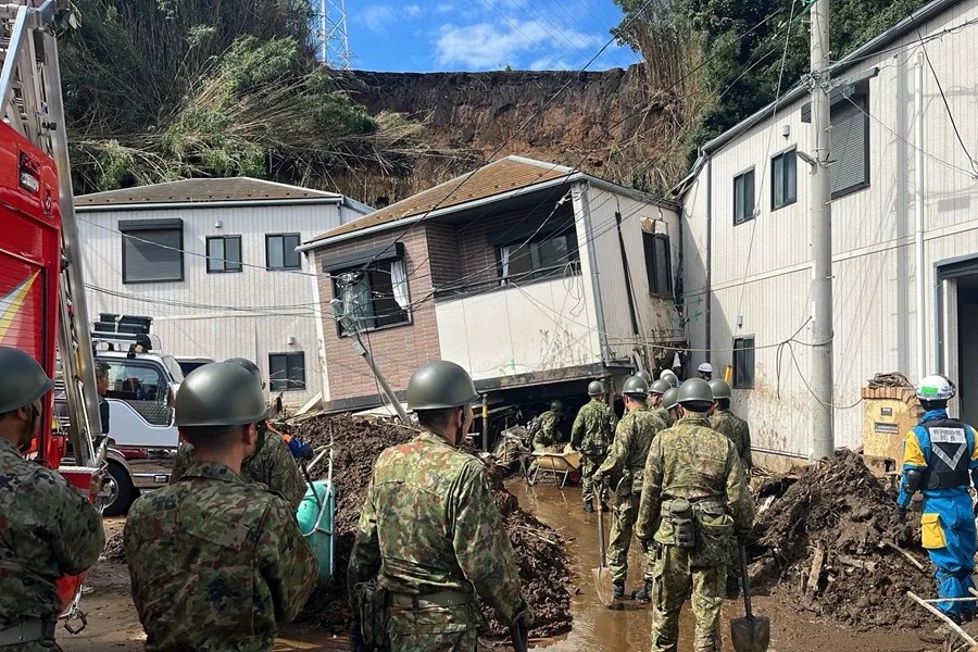 Consecuencias del tifón Dujuan en Japón