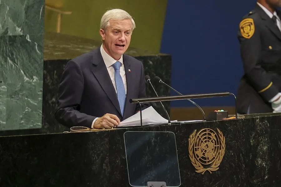 Kast dice en la ONU que Chile "comienza a caminar hacia el desarrollo"