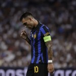 El delantero argentino del Inter de Milán, Lautaro Martínez