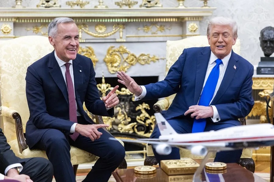 Mark Carney dice que Trump bromeó con que le dispararían si intentaba entrar en la Casa Blanca