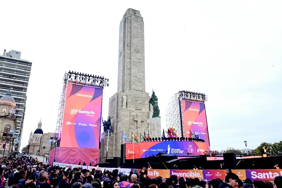 Santa Fe pone en acción los Juegos Suramericanos con una emotiva ceremonia inaugural