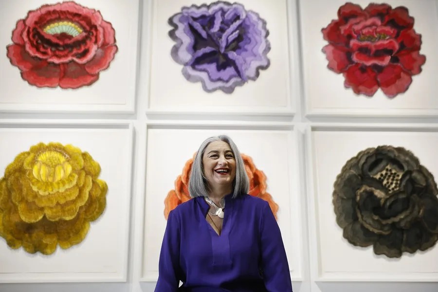 La artista sevillana Pilar Albarracín