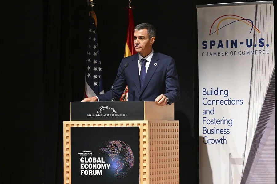 Sánchez dice que el vínculo entre España y Estados Unidos está por encima de las diferencias de sus gobiernos