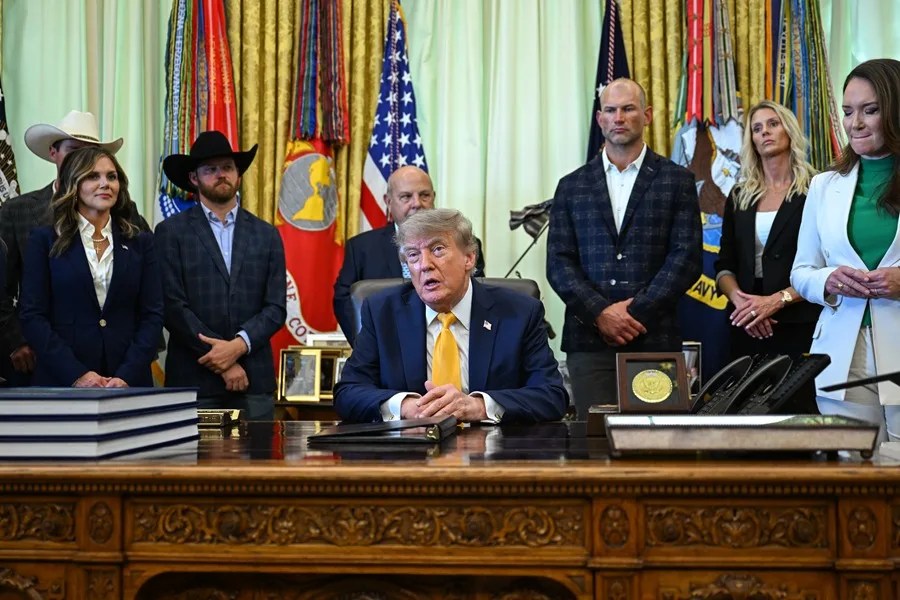 El presidente de Estados Unidos, Donald Trump
