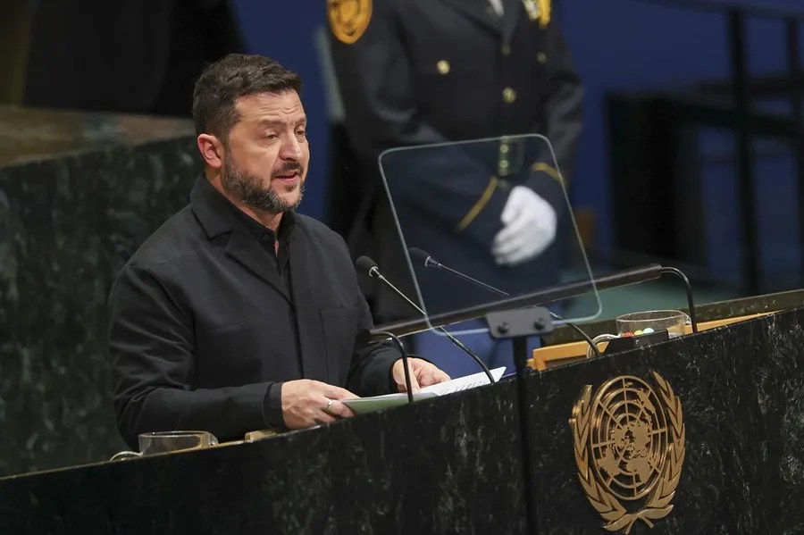 Zelenski pide desde la ONU que China se implique en poner fin a la guerra en Ucrania