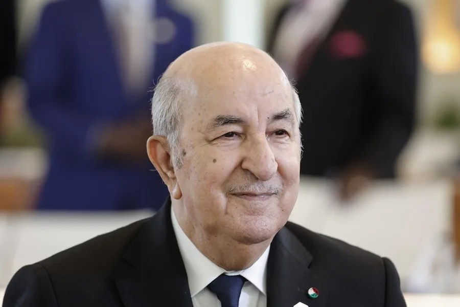 El presidente de Argelia, Abdelmadjid Tebboune.