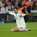El defensa del Real Madrid Raúl Asencio