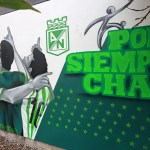 El Atlético Nacional desvela un mural en su sede deportiva en homenaje al Chapecoense