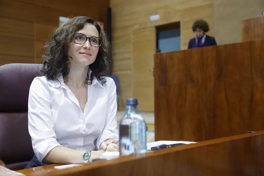 La presidenta de la Comunidad de Madrid, Isabel Díaz Ayuso.