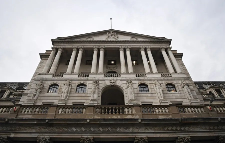 banco de Inglaterra tipos