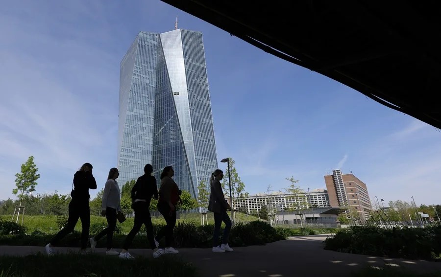 Vista del Banco Central Europeo (BCE).