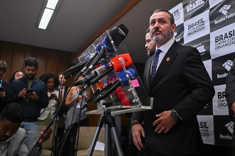 El director general de la Policía Federal de Brasil, Andrei Rodrigues