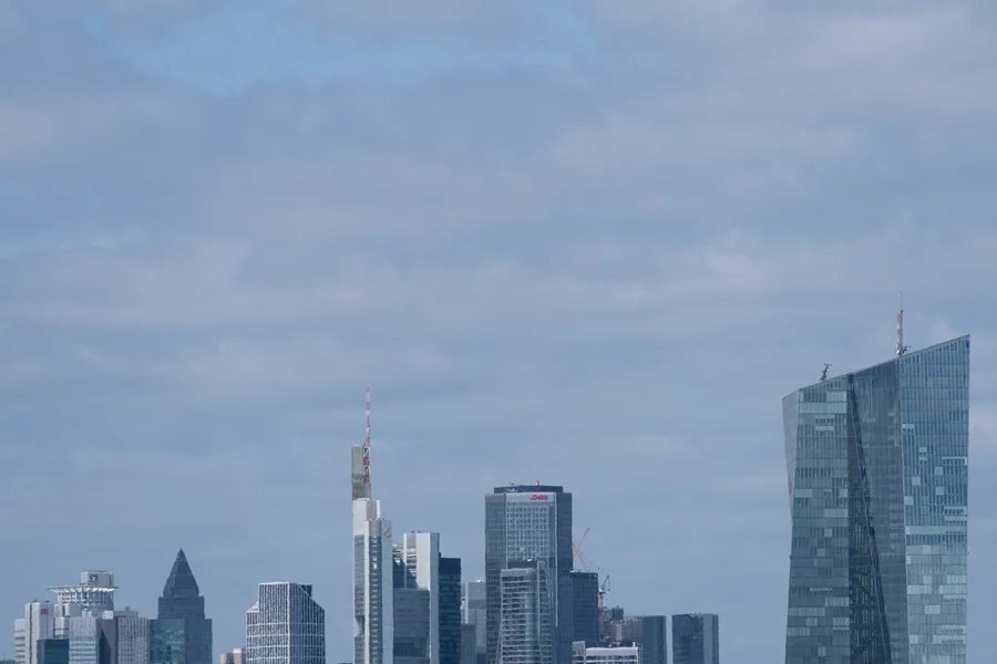 La sede del Banco Central Europeo (BCE) y el perfil urbano del distrito financiero