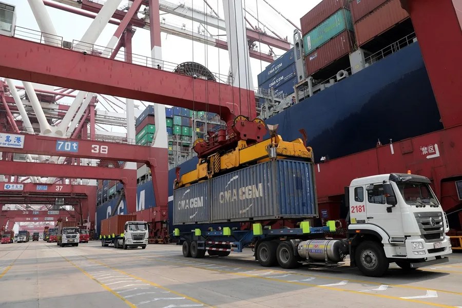 Las exportaciones chinas crecieron un 18,6 % interanual en agosto