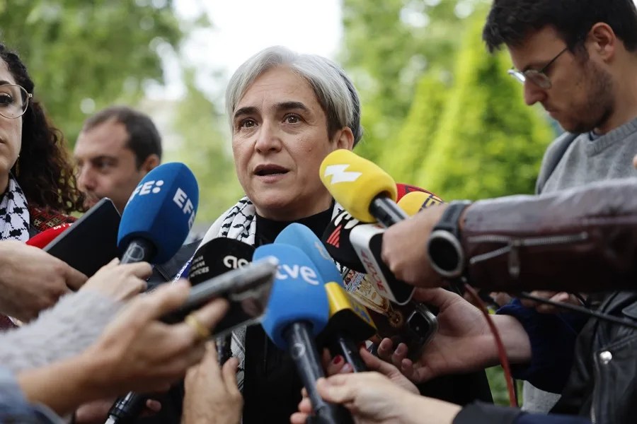 La exalcaldesa de Barcelona Ada Colau