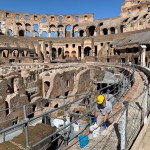 Vista del Coliseo de Roma