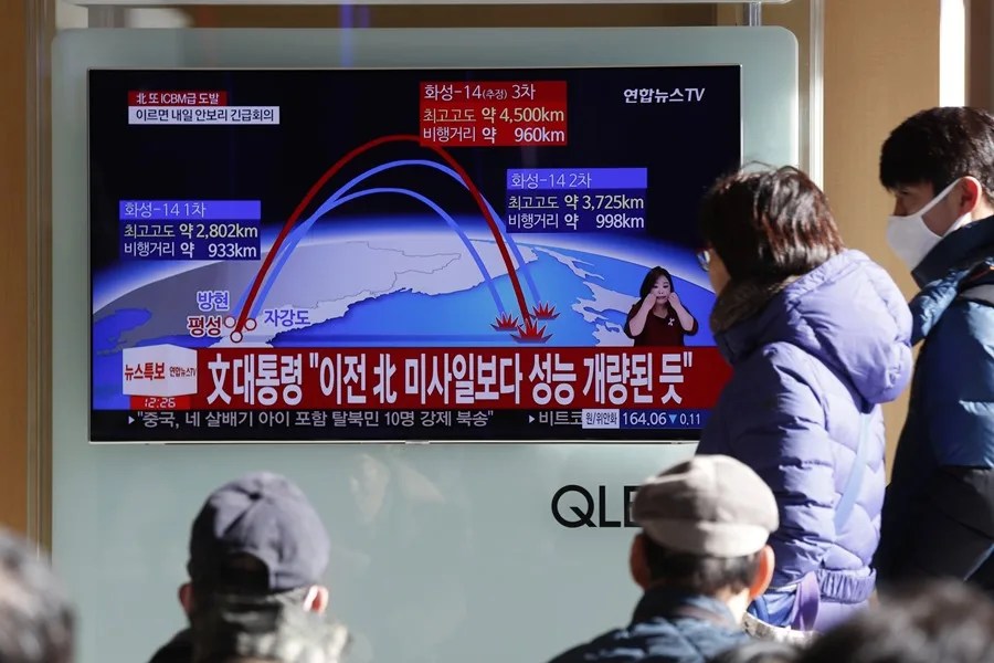 Corea del Norte proyectil mar Japón