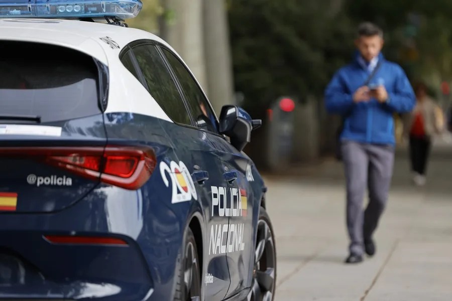 Un coche de la Policía Nacional.