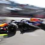 Max Verstappen, maneja su coche durante una sesión de práctica para el Gran Premio de Azerbaiyán de Fórmula Uno en Bakú, Azerbaiyán.