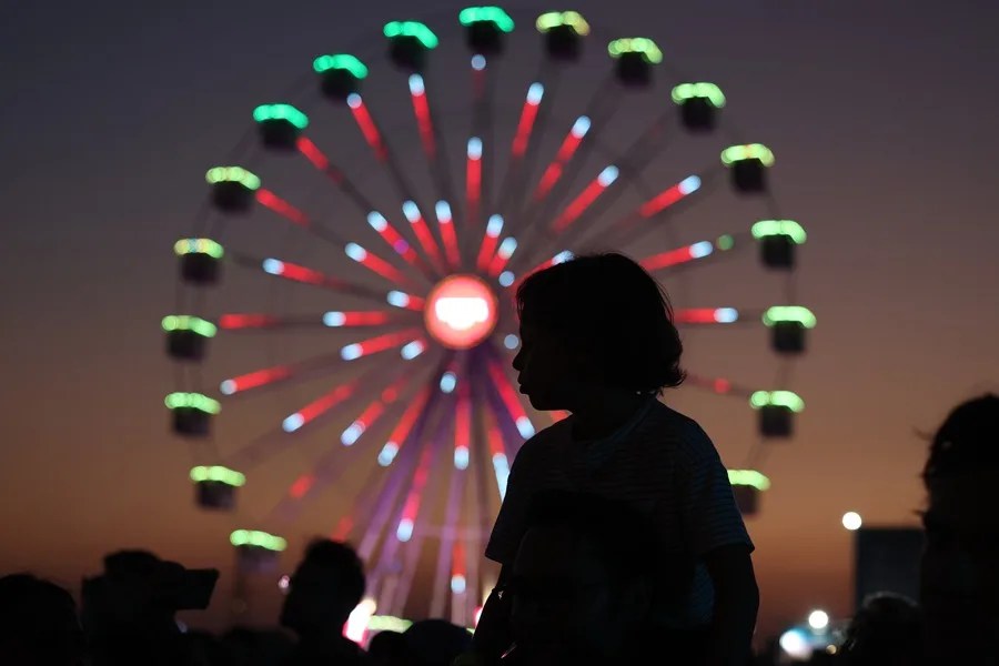 Imagen de ambiente en el festival Mad Cool de Madrid.