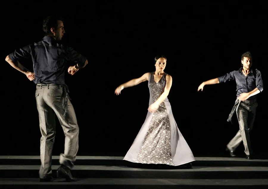  Olga Pericet (c), Daniel Doña (d), y Marco Flores (i), en una imagen de archivo