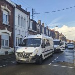 Furgones de la gendarmería francesa