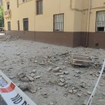 Daños causados por el terremoto que ha afectado este martes a la ciudad de Granada.