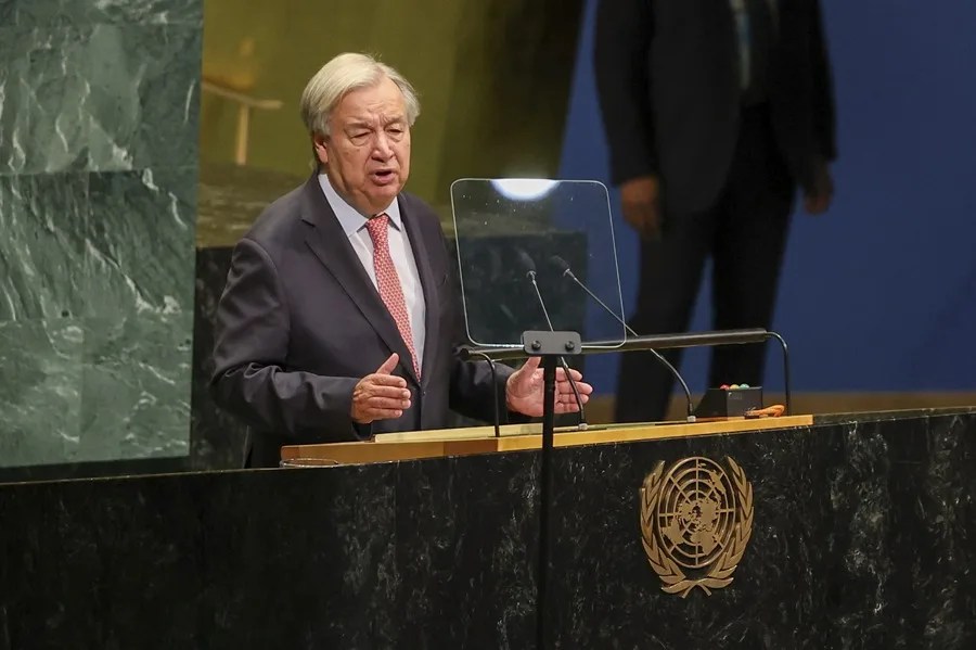 Guterres advierte que las condiciones para un Estado palestino se están "borrando"