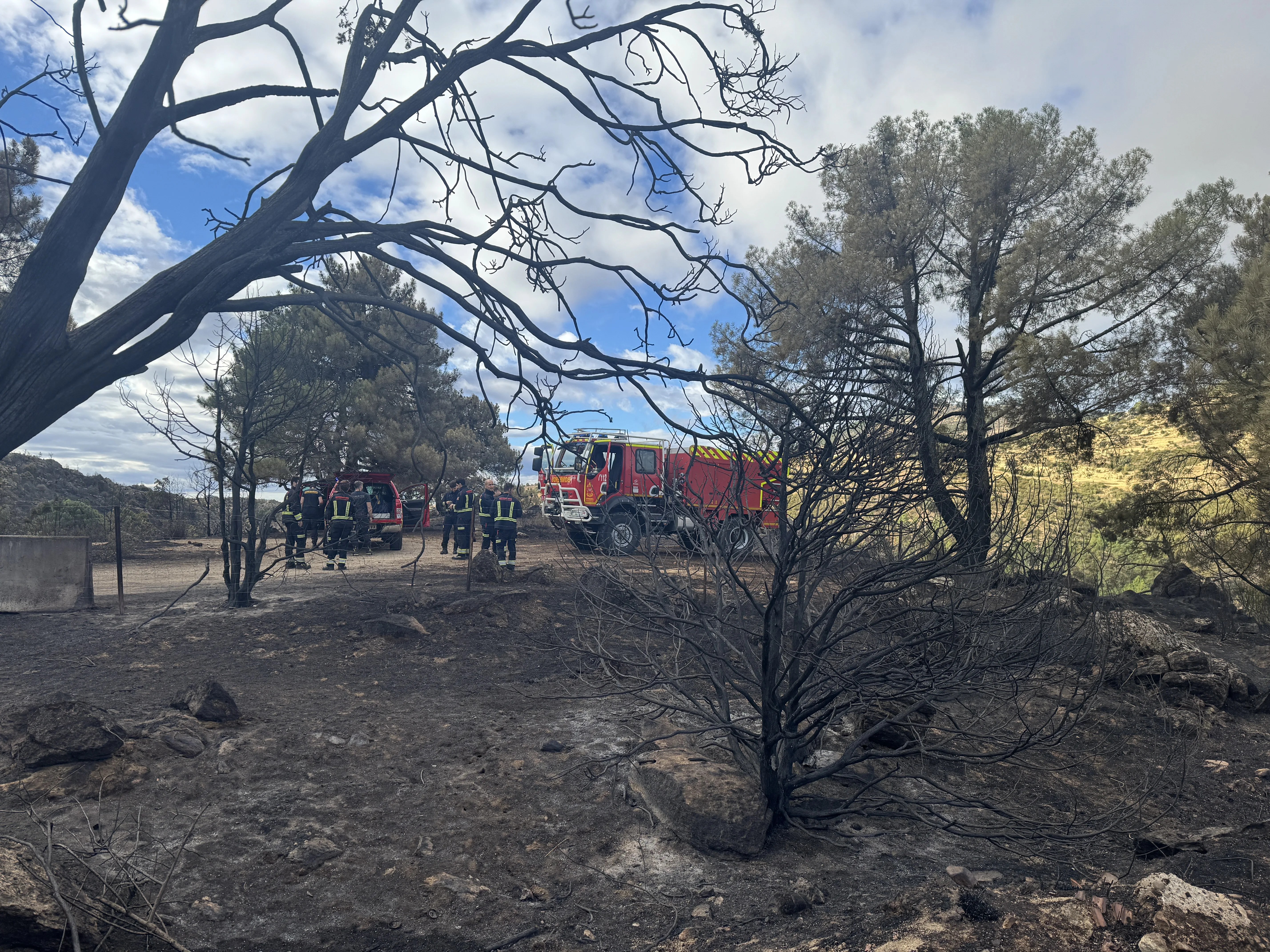 Incendio Santa María de la Alameda en Madrid