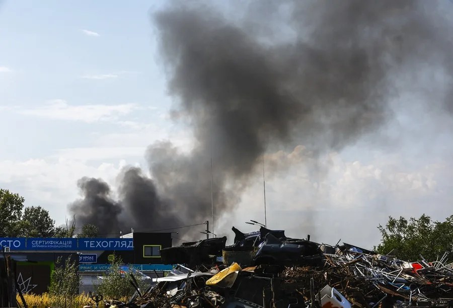 ataque masivo ruso kiev