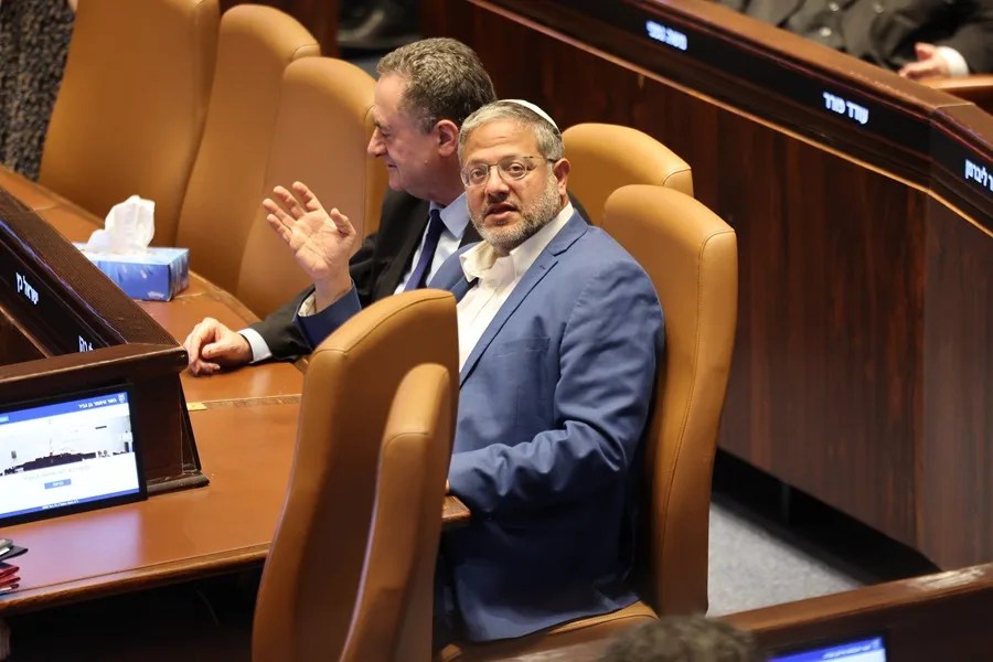 El ministro de Seguridad Nacional israelí, Itamar Ben Gvir