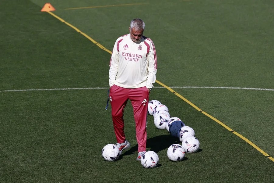 El entrenador del Real Madrid José Mourinho